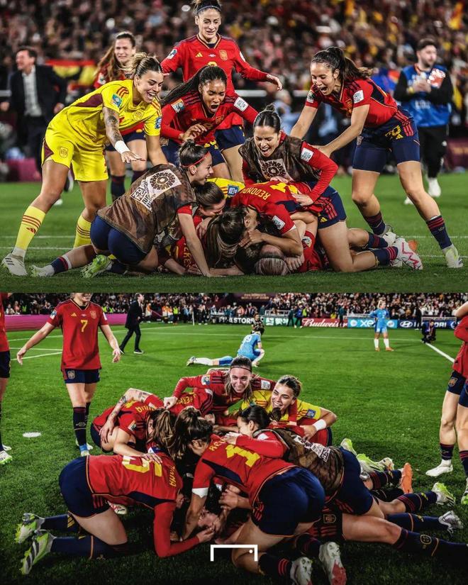 西班牙女足队员技术精湛，实现胜利